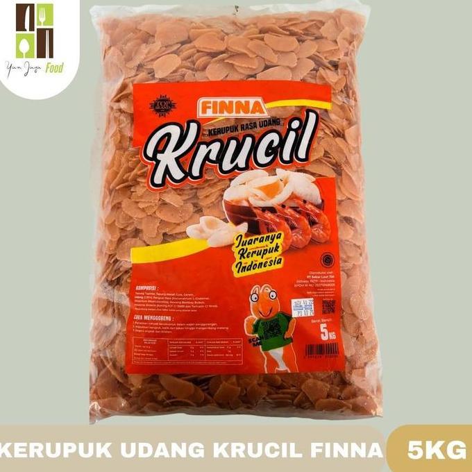 ASLI Finna Kerupuk Udang Krucil 5kg READY STOCK