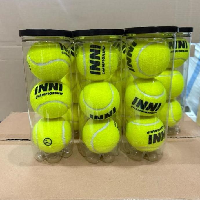 Bola tenis tennis lapangan nassau ( INNI ) CHAMPIONSHIP ISI 3 /bola latihan training isi 3