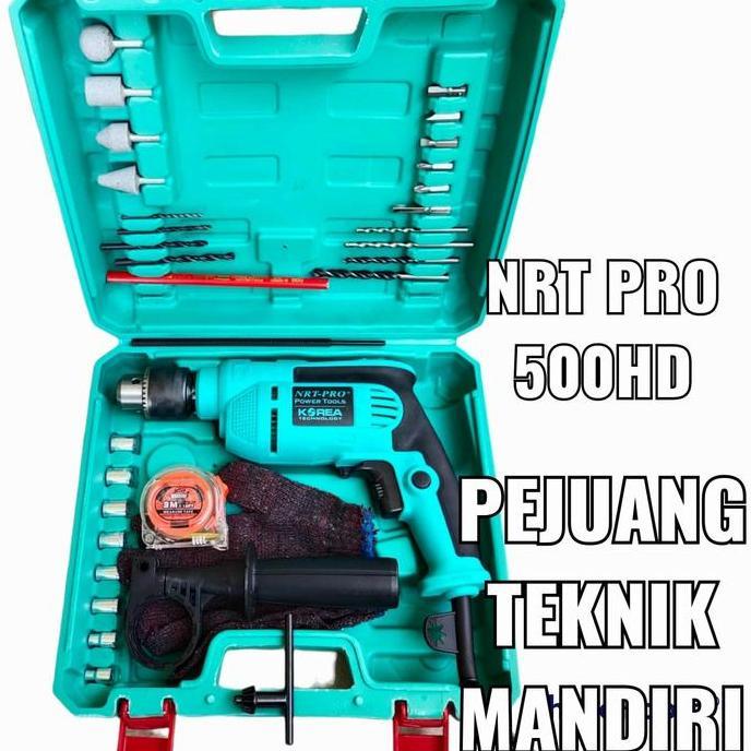 Yourpw- Nrt Pro 500Hd Mesin Bor Tangan Besi Beton 13Mm / Nrt Pro 500 Hd Set