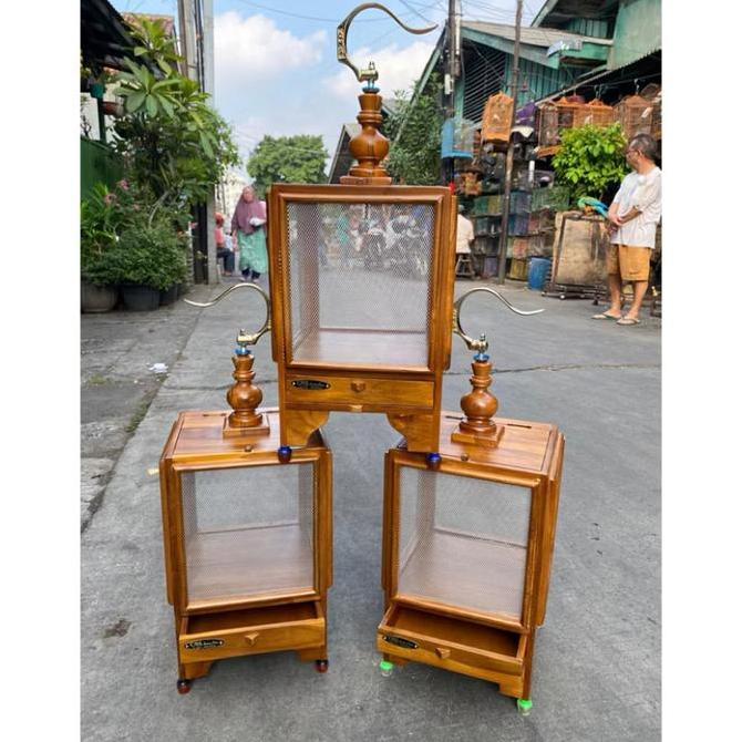 BEBAS ONGKIR - SANGKAR KOTAK JANGKRIK JATI PREMIUM