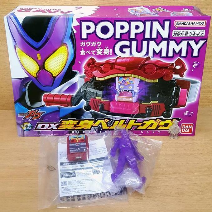 Kamen Rider Gavv DX Transformation Henshin Belt Gavu Poppingummy & Kuuga Gochizo & Rider Hero Series