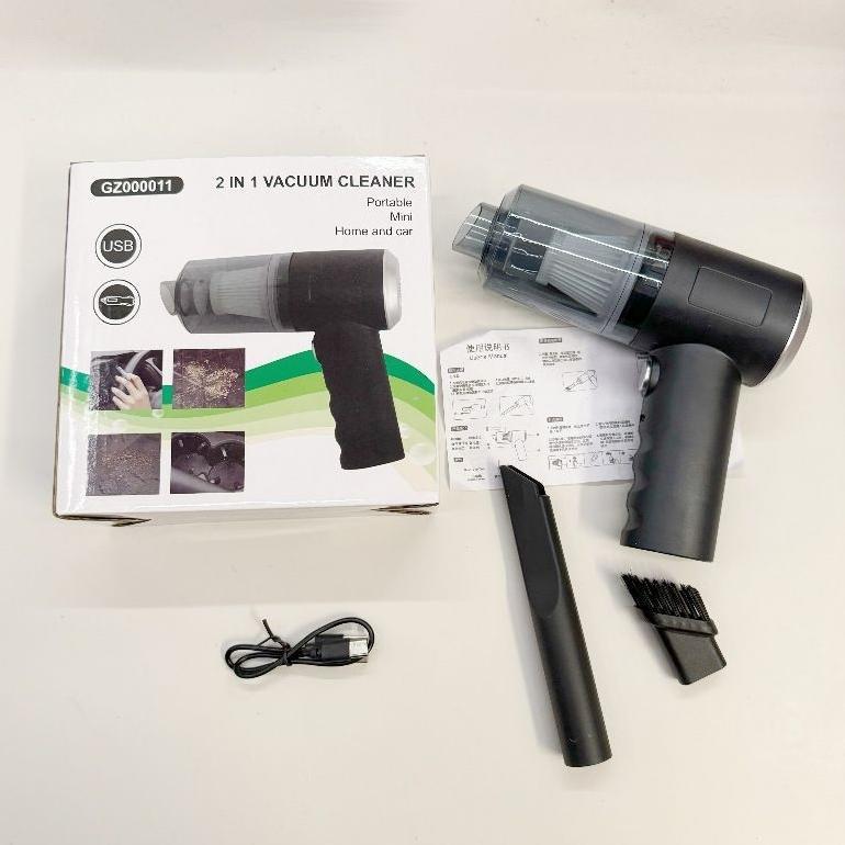 new deals vacum cleaner portable mini 2in1 vacuum cleaner penyedot debu mobil recharger baterai