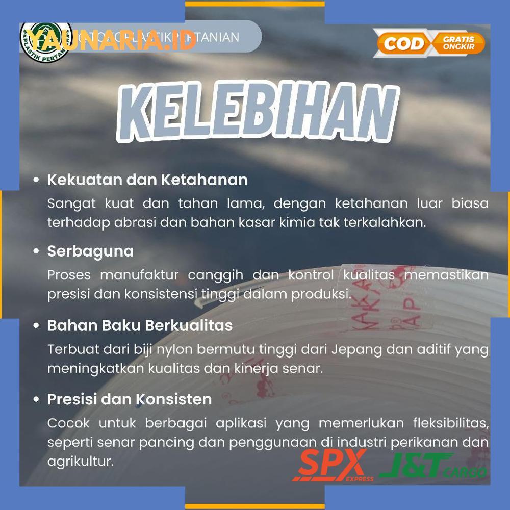 Senar Cap Ikan Kakap  Ukuran 40 (1)  per Roll /Tali Senar Pancing / Senar Layangan - RO30-1312 2025 