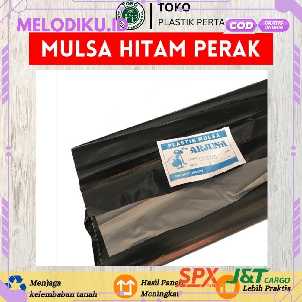 Plastik Mulsa Hitam Perak 0,5 X 200 kemasan 1kg - RO30-1312 2025 Bisa COD Terbaik
