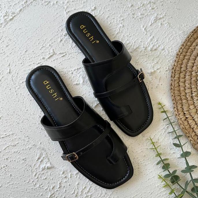 TERBARU - GEMMIE Rubi Sandal Wanita Flat Teplek - Sendal Selop - Shoes