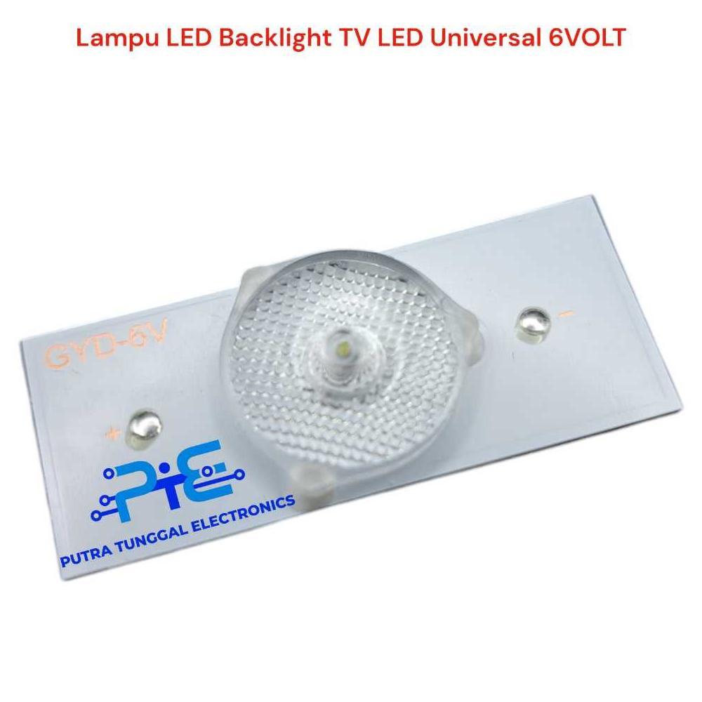 CUCI GUDANG Lampu LED Backlight TV LED Universal 6VOLT