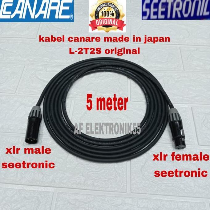 kabel mic/speaker aktif ke mixer 5 meter kabel made in japan