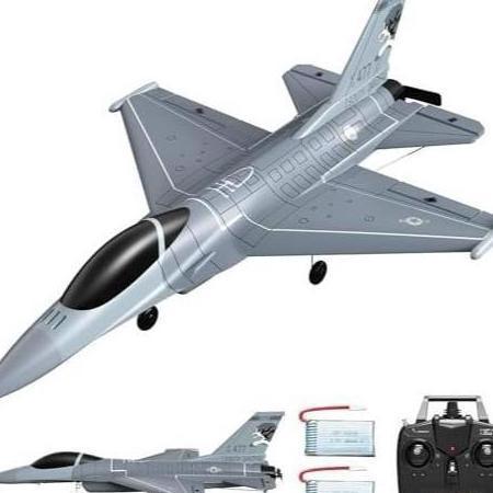 VOLANTEXRC 4CH RC Plane 2.4GHz Jet F-16 Fighting Falcon RC Airplane Fighter Ready to Fly with Xpilot