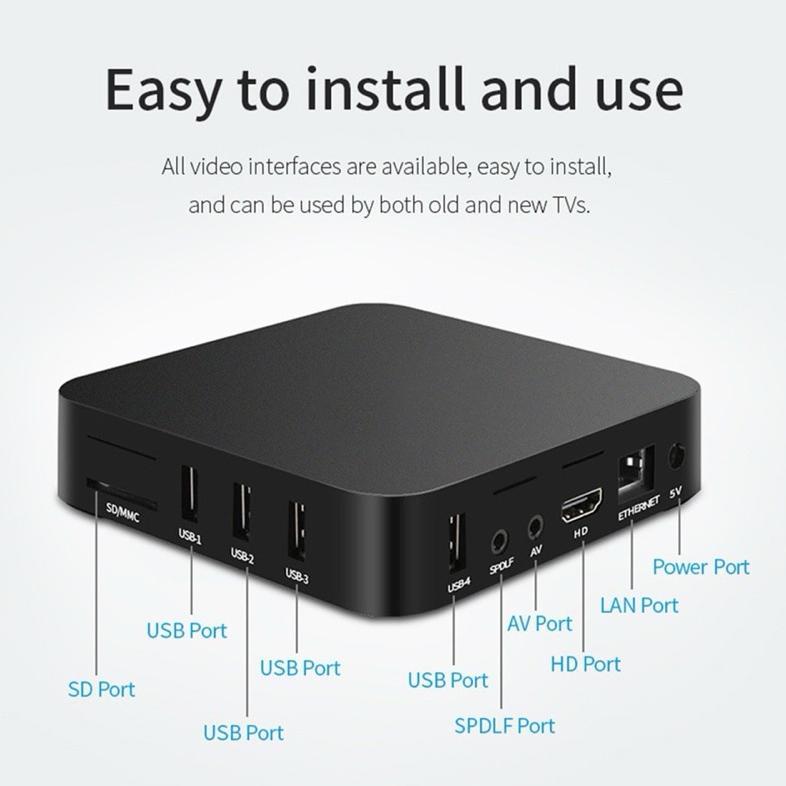 BIG SALE Android tv Box MXQ PRO 5G 4K 8GB RAM + 128GB ROM Smart Android TV Box Wifi Receiver TV
