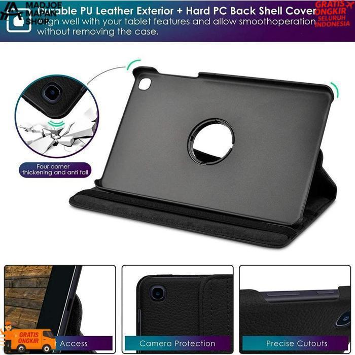 Termurah Case Samsung Tab A8 2017 | Samsung Tab A 8" 2017 | Galaxy T385 T380 Flip Cover Casing Rotar