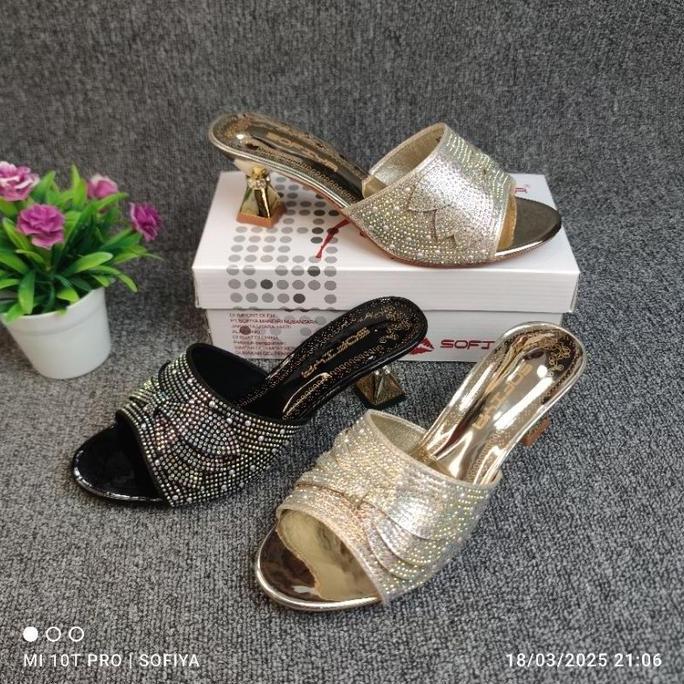 PROMO DISKON - SOFIYA ORI 8299 5 SANDAL HILL WANITA IMPORT /SENDAL HAK WANITA IMPORT, HAK 6CM/ SENDA
