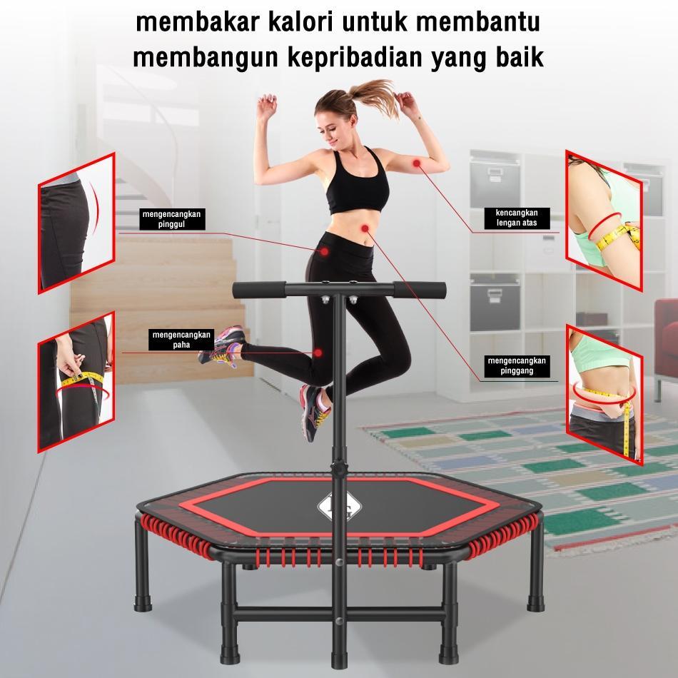 Trampoline Anak Dewasa Kuat Hingga 200Kg Trampolin Indoor Outdoor