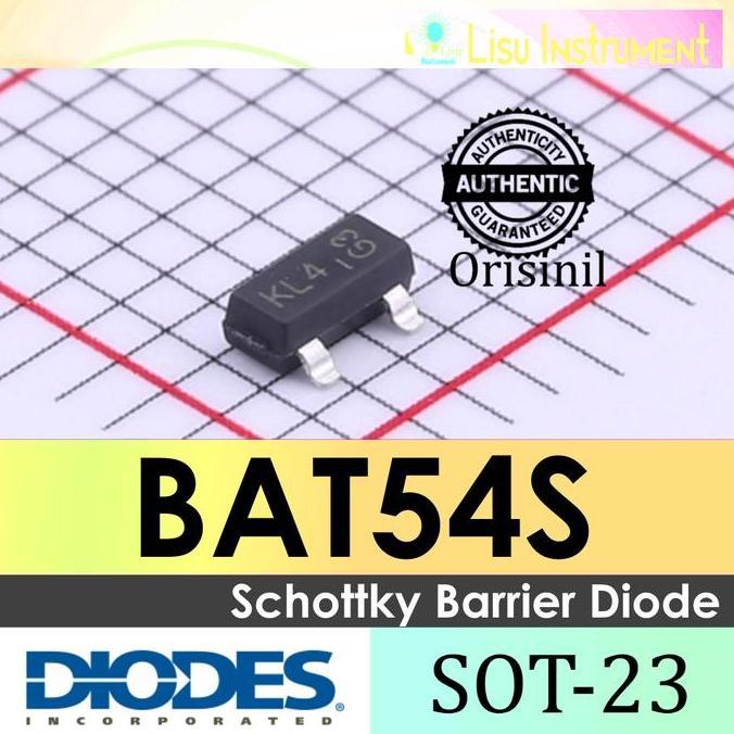 BAT54S SCHOTTKY BARRIER DIODE KL4 SOT-23 DIODES INCORPORATED ORIGINAL