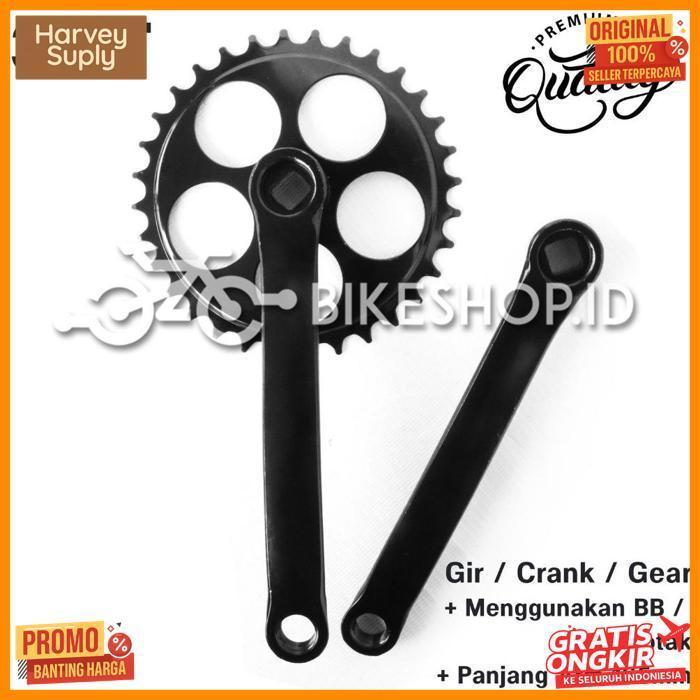 Original Gir Gear Crank Sepeda 32T As Kotak Hitam Mini Ctb Sepeda Lipat Dan Lain-Lain | High Quality