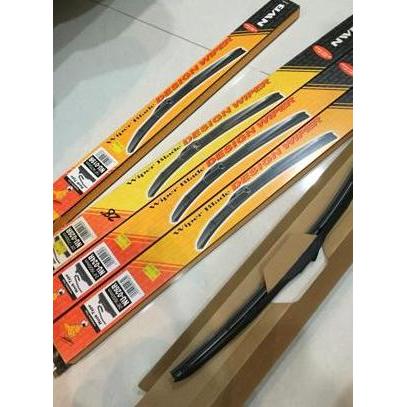 TERBARU - wiper mobil NWB japan hybrid frameless NU-020R, 20"/500mm " 60089 "