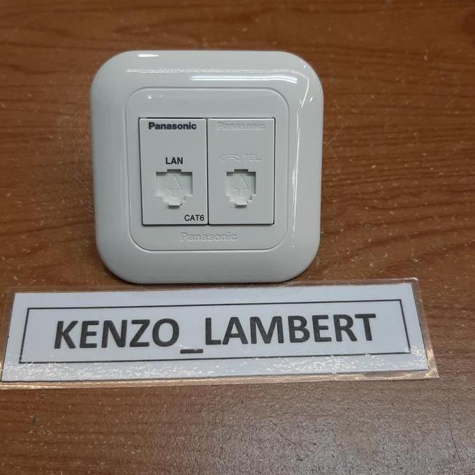 NEW - Outlet data cat 6 panasonic + telepon panasonic / panasonic