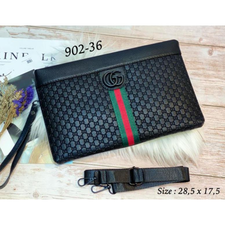 Hot Deals Clucthbag/Hand Bag Pria Dan Wanita Import Bahan Waterproof Full Emboss