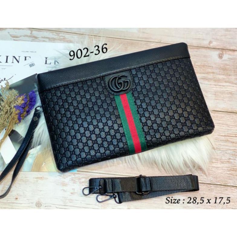 Sale Clucthbag/Hand Bag Pria Dan Wanita Import Bahan Waterproof Full Emboss