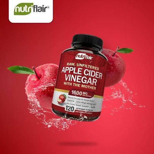 Apple Cider Vinegar Capsules with Mother 1600mg Weight Loss Keto _LOUIS