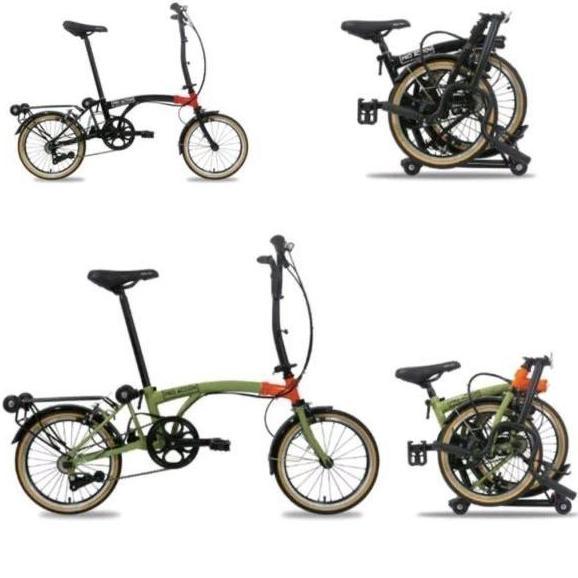 Terlaris Sepeda Lipat Tiga Trifold Pro Action Parrot 3 Speed