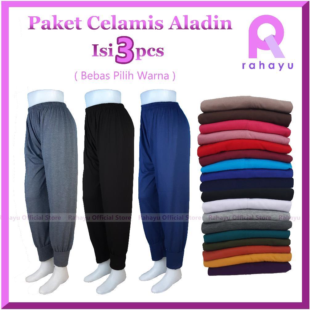 Premium Celamis Aladin Isi 3Pcs  / Celana Dalaman Gamis Aladin / Celamis Aladin Kaos / Inner Gamis A