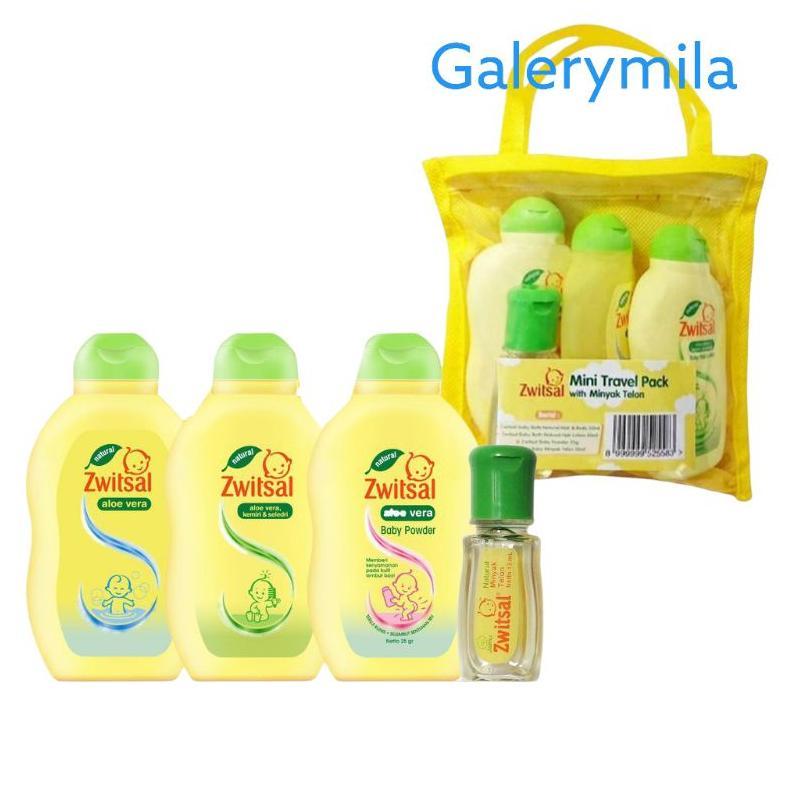 Diskont [ 1 Paket ] Zwitsal Gift Set Sabun/Minyak Telon/Paket Sabun Mandi Bayi/Tas Mini Zwitsal