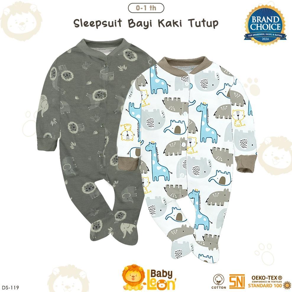 Promo Babyleon Jumpsuit Bayi 0-1Th Jumpsuit Bayi Kaki Tutup Jumper Bayi Newborn Baby Sleepsuit Baju 