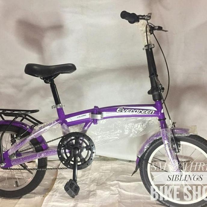 Terlaris Sepeda Lipat Evergreen 16 Inch