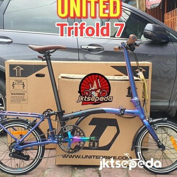 Terlaris Sepeda Lipat United Trifold 7