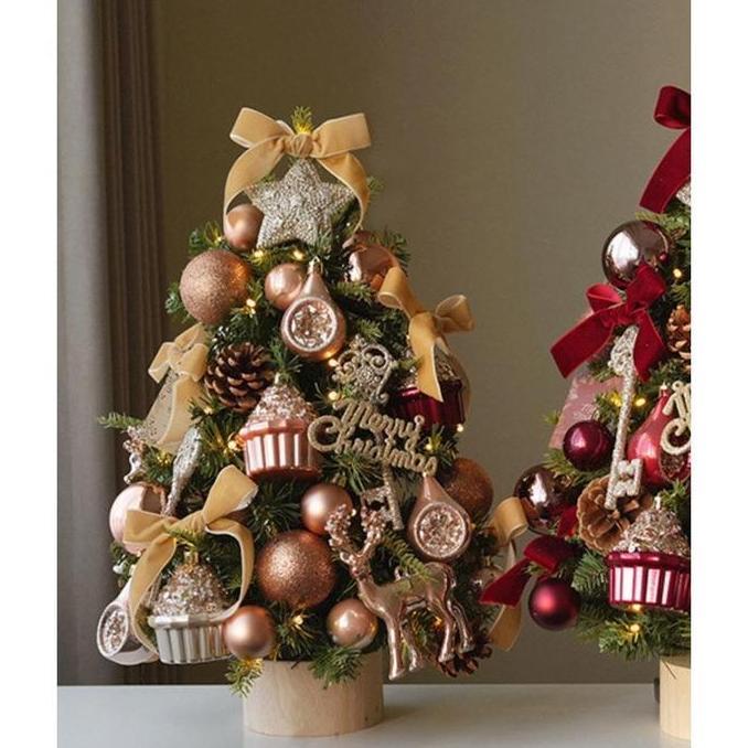 Champagne Mini Christmas Tree