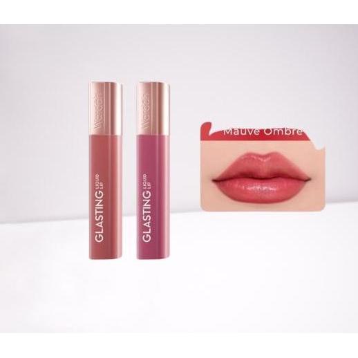 WARDAH | PAKET Ombre Wardah Glasting Liquid Lip  Gloss Lipcream Lipstik