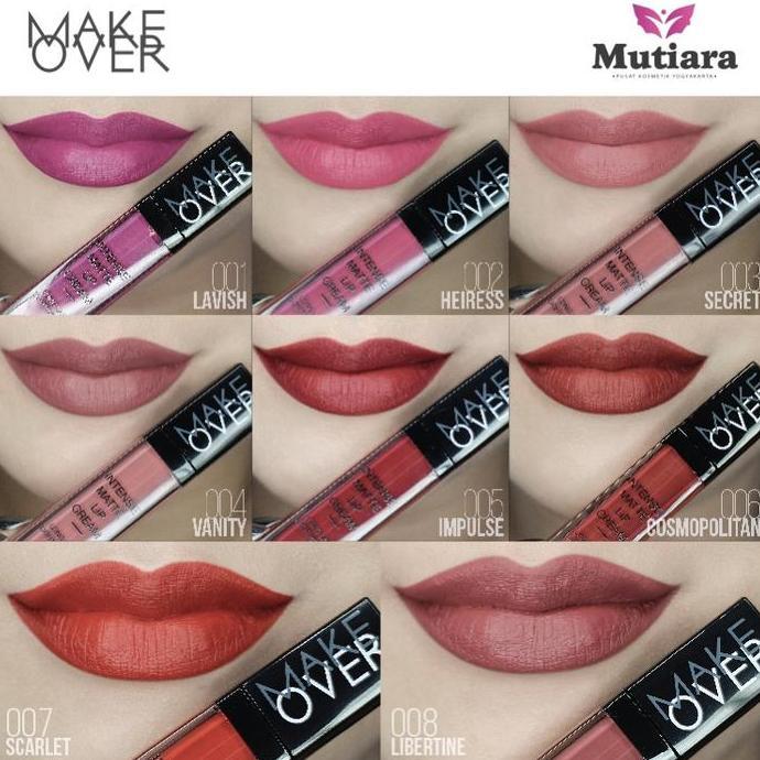 FEMME || Make Over Intense Matte Lip Cream 6,5 Gr - Lipstick Make Over Last 8 Hours Long Lasting Lip