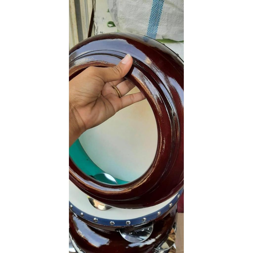 Rebana Hadro satu set 4 biji rebana banjari hadroh terbang hadroh