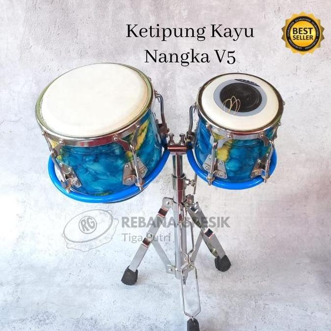 Ketipung Dangdut Koplo Satu Set Kayu Nangka Plus Cagak Kendang Koplo Ketipung Murah