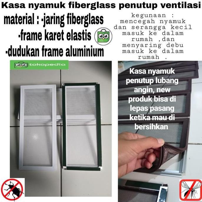 jaring nyamuk / kawat nyamuk kasa fiberglass penutup ventilasi Promo