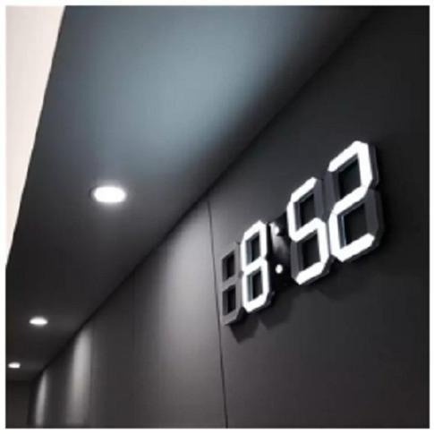JAM DINDING DIGITAL LED/JAM MEJA-ALARM-SUHU/JAM 3D BESAR MODERN