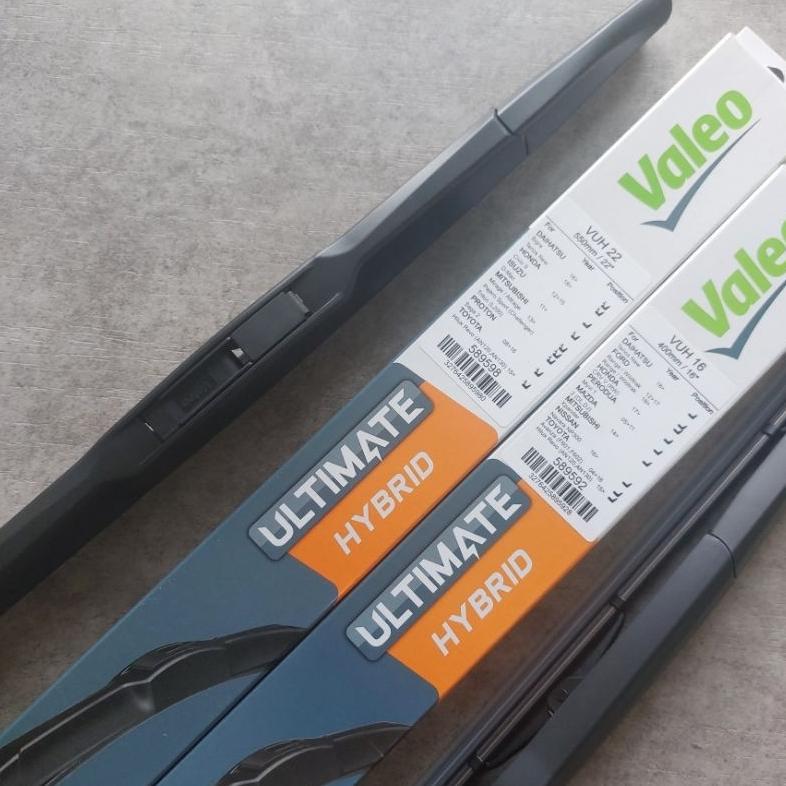 Wiper VALEO HYBRID Per Ukuran 14 16 18 20 21 22 24 26 Inch Original