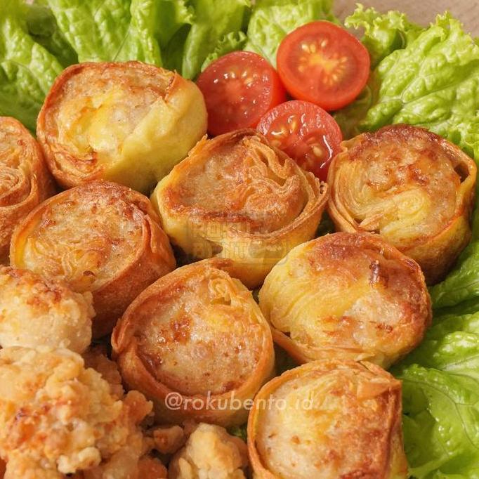 Egg Chicken Roll Roku Bento | Eggroll Frozen | Egg Roll Frozen Homemade