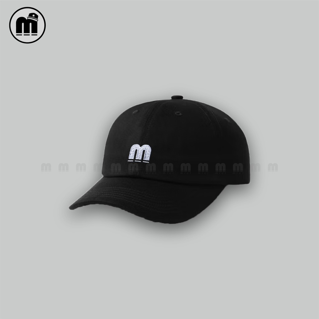 Dad Hat / Polo Caps / Six Panel Hat / Baseball Caps / Six Panel Logo Initial M
