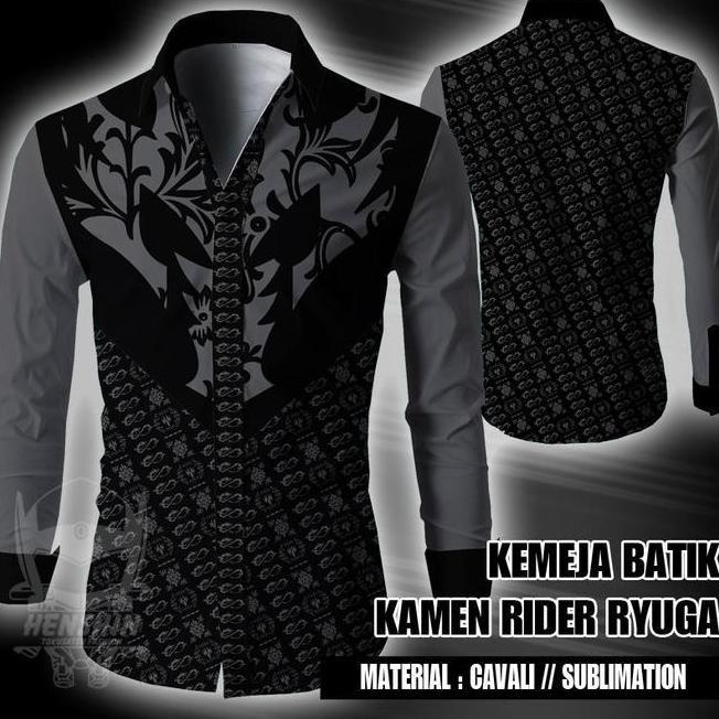 Kemeja Batik Kamen Rider Ryuga
