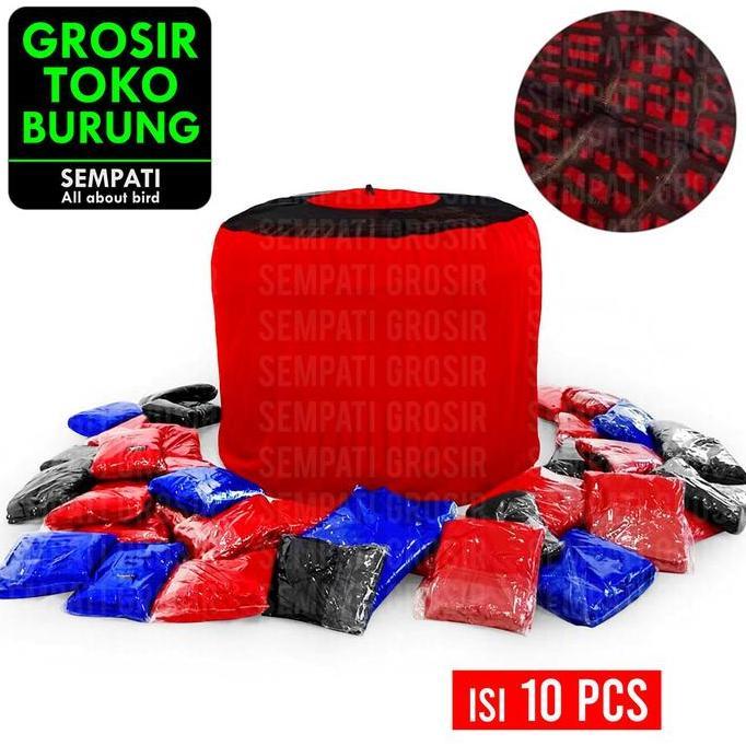 SEMPATI GROSIR Kerodong Sangkar Ayam Bulat Ekonomis Isi 10 Pcs Krodong Kandang Kurungan Ayam Jago La