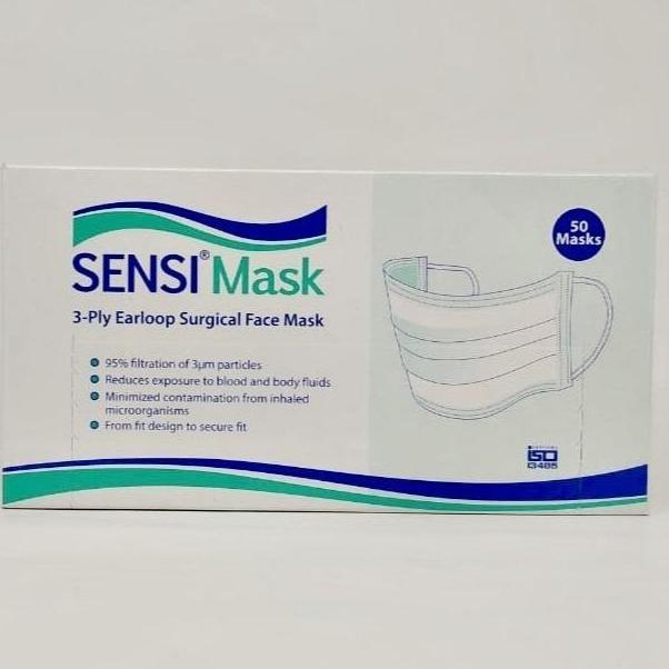 SIAPKIRIM Sensi Mask Earloop / Masker Sensi / Masker Bedah / 3ply READY STOCK
