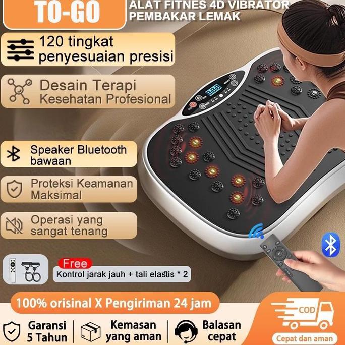 TO-GO Alat Olahraga Pengecil Alat Pijat Elektrik Perut Alat Pengecil Perut Buncit Pembakar Lemak Per