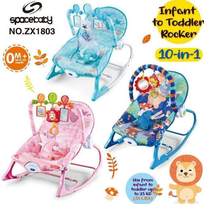 Bouncer Bayi Space Baby 10in1 Rocker ZX 1803 Space Baby SB 8630 mainan bayi