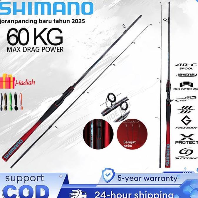 2025 NEW SHIMANO ROD CRUZAR SERIES SPINNING CASTING JIGGING ROD M POWER BAITCASTING LAUT OUTDOOR TAN