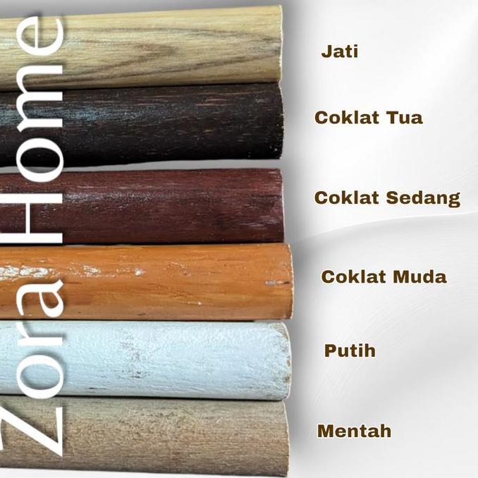 TIANG GORDEN KAYU/ REL GORDEN KAYU ORIGINAL DAN TERPERCAYA