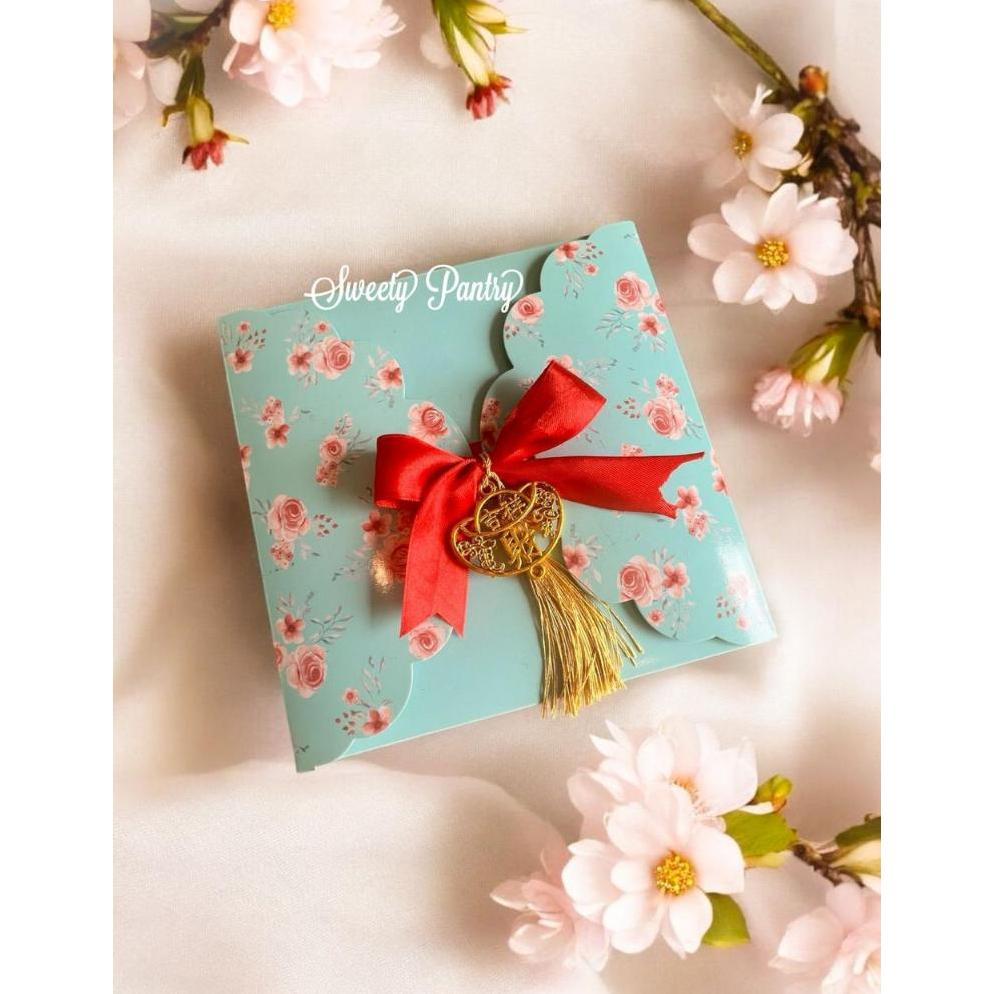 YIHUA IMLEK - box dus packaging hampers imlek kemasan kotak CNY Uk 20x20x6 cm