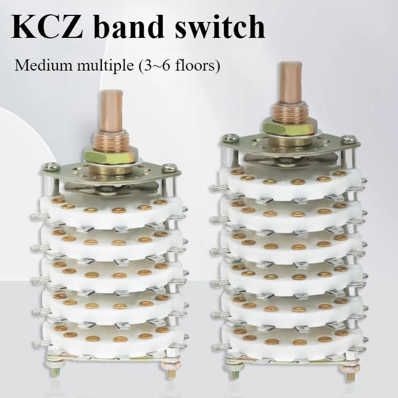 1PC KCZ 3-6 layer Rotary switch selector with channel Rotary switch selector cover