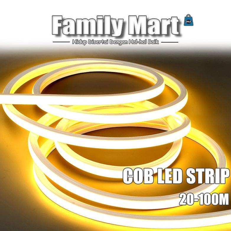Pengiriman Cepat Family Mart Lampu Led Strip Selang Cob/2838/5050 / Led Strip Smd Meteran / Ac 220V 