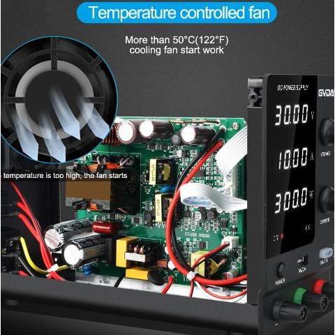 GVDA Power Supply Stabilizer DC Adjustable Regulated Switch